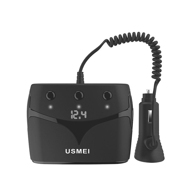 Multi-functional Car Chargers Cigarette Lighter With Dual USB Ports