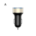 New Universal LED Dual USB Cigarette Socket Lighter Car Charger