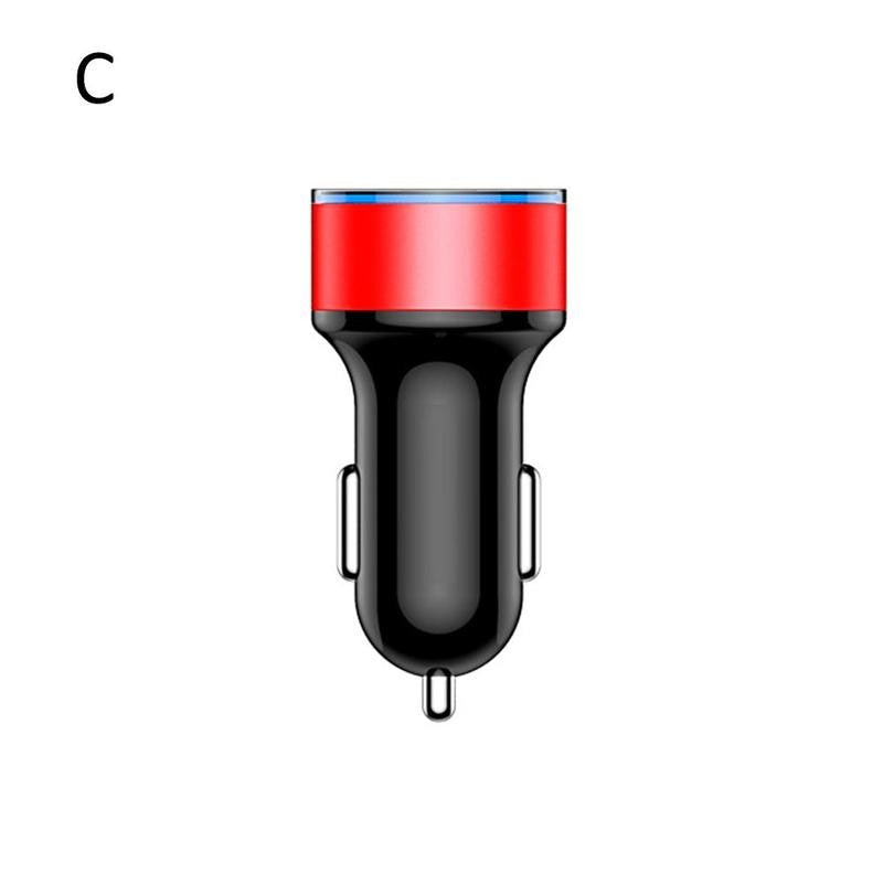 New Universal LED Dual USB Cigarette Socket Lighter Car Charger