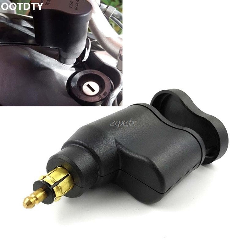 OOTDTY Dual USB Charger DIN Cigarette Lighter Socket for BMW Triumph Hella Motorcycle Z11 Drop ship