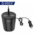 ORICO Car Charger 3 USB DC/5V 7.2A Cup Power Socket Adapter Cigarette Lighter Splitter for Mobile Phone Chargers Tablet and More